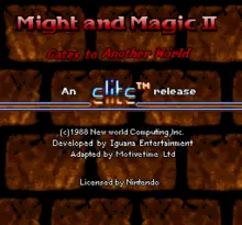 Image n° 5 - screenshots  : Might & magic II : Gates to another world